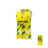 Basketball Jersey Arrows - Yellow
